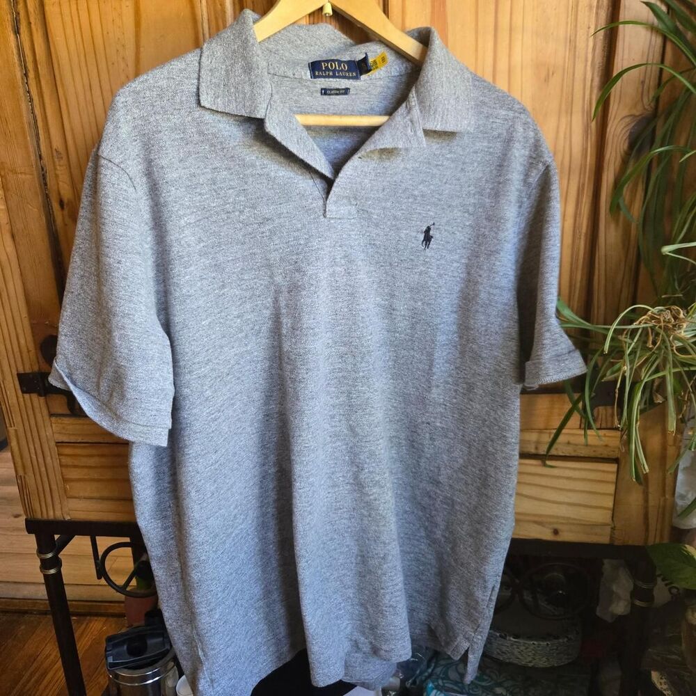 Polo Ralph Lauren Men's Grey Polo Shirt
